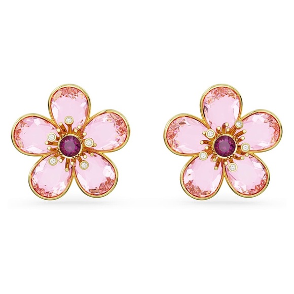 Swarovski Jewelry - Swarovski Idyllia stud earrings pink earrings